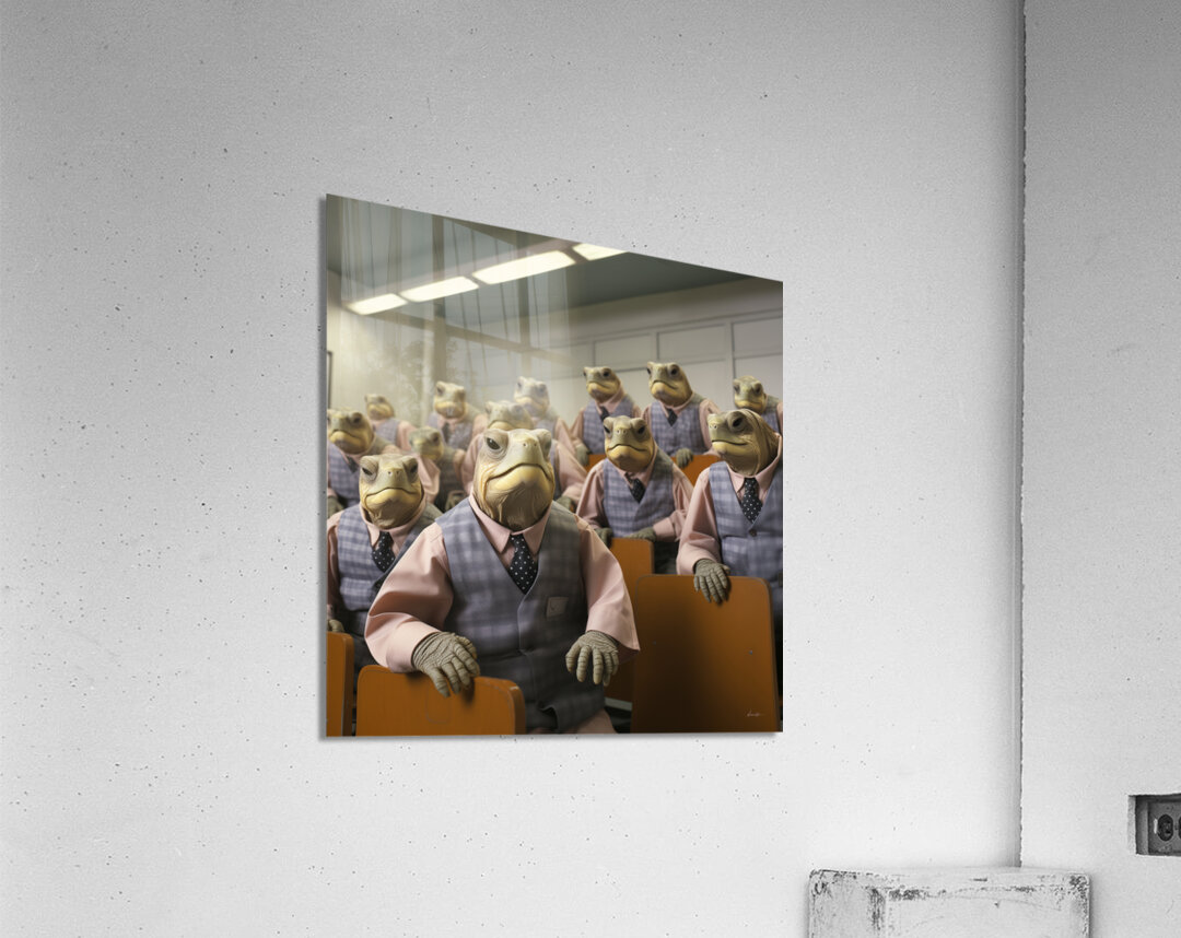 DM- Turtles in the Class 001 Acrylic Print
