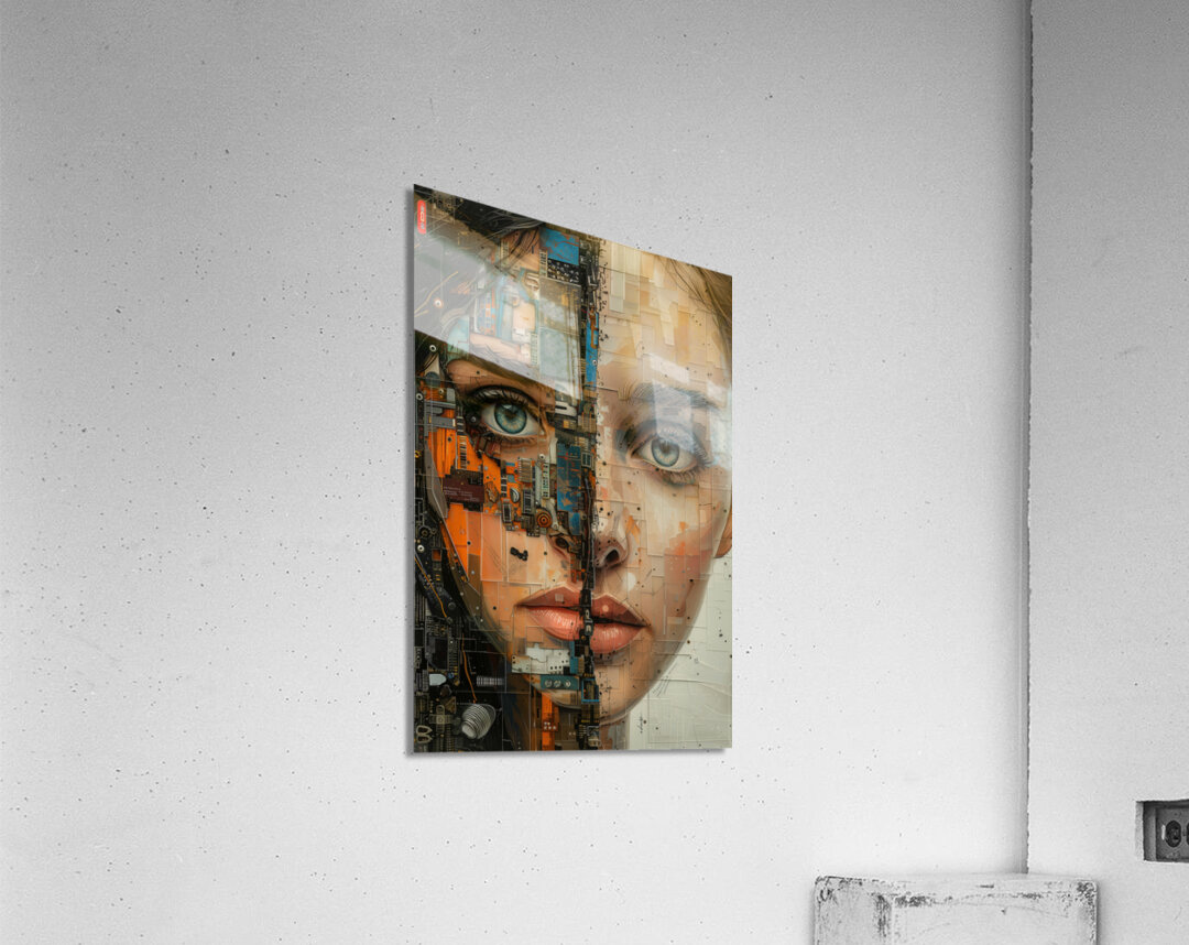 DM-Modern Portrait 0001 Acrylic Print