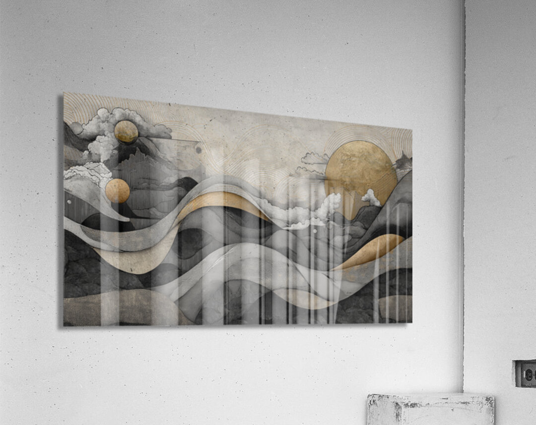 DM-Waves Acrylic Print