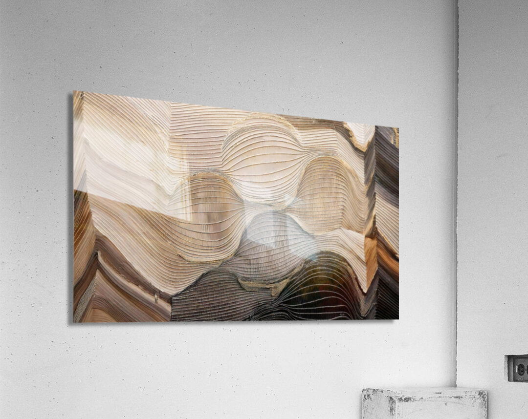 DM  Golden wave003 Acrylic Print