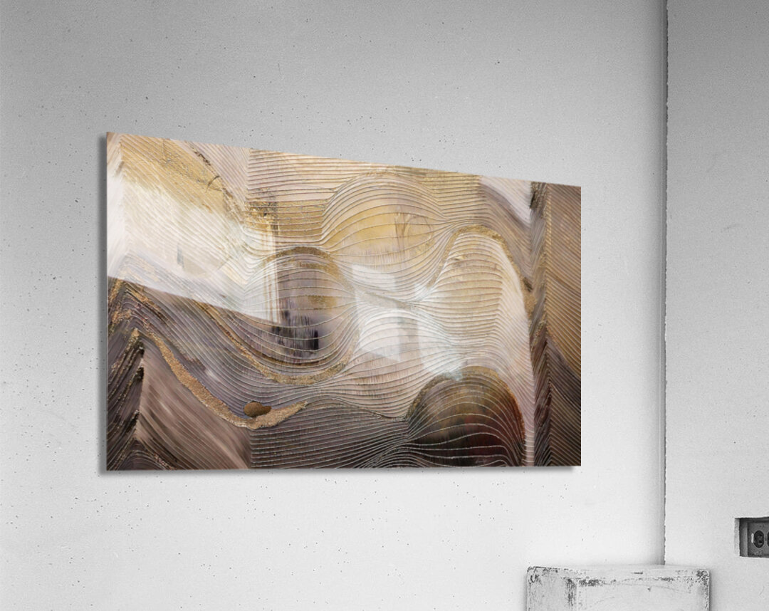 DM  Golden wave005 Acrylic Print