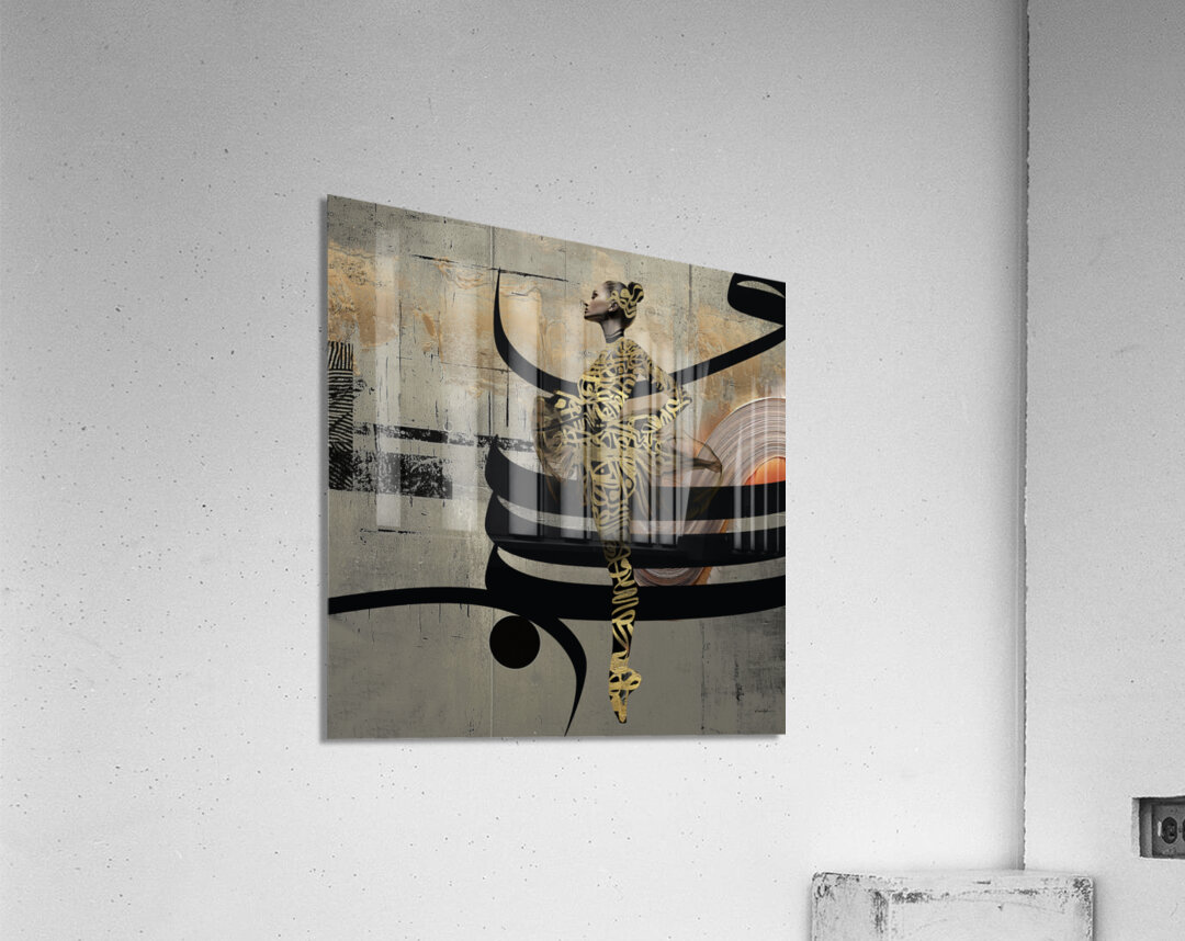 DM-Dance of words 002 Acrylic Print