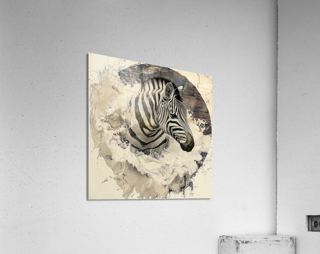 DM-Zebra001 Acrylic Print