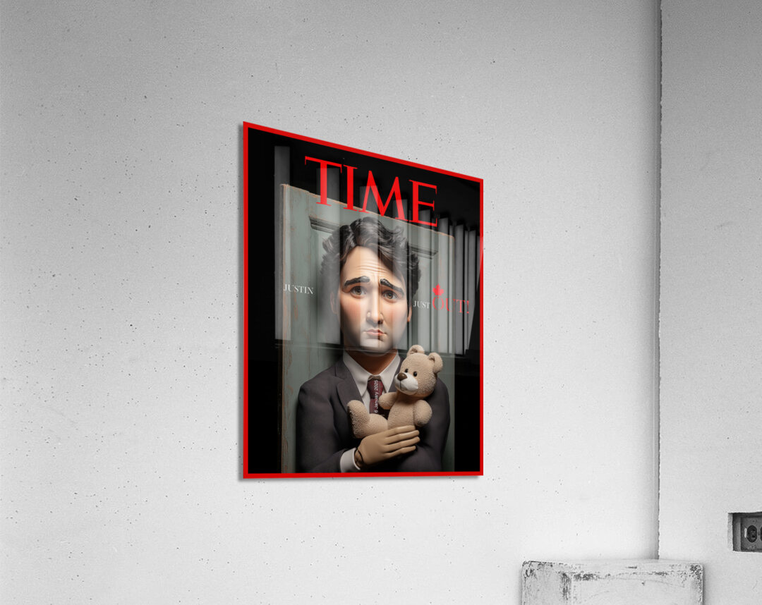 DM- Justin Trudeau  Justin Just out  Acrylic Print