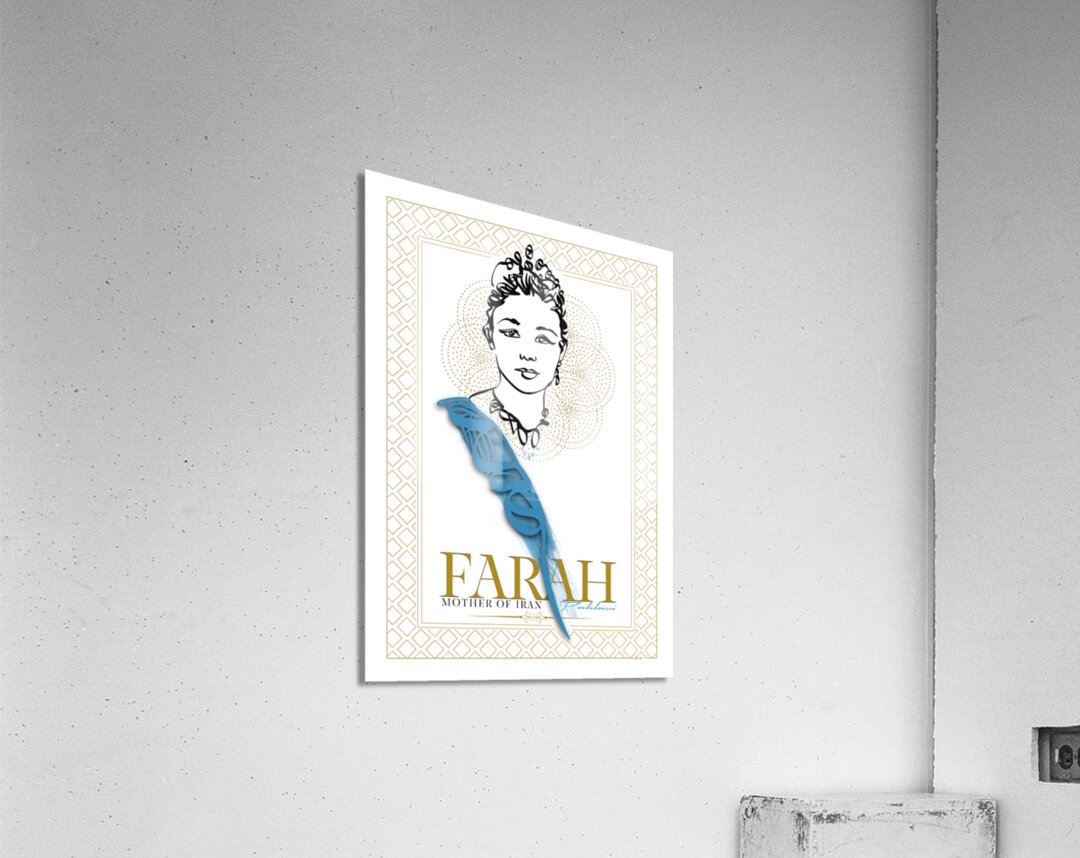 DM-Farah Pahlavi Acrylic Print