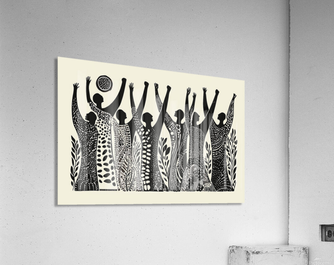 DM RISING VOICES Acrylic Print