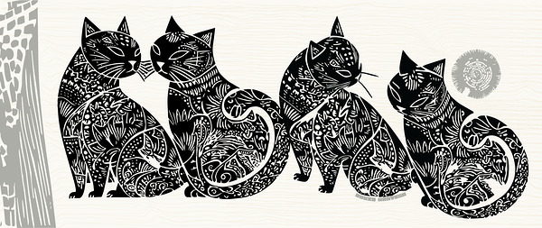 DM-Persian Cats Print