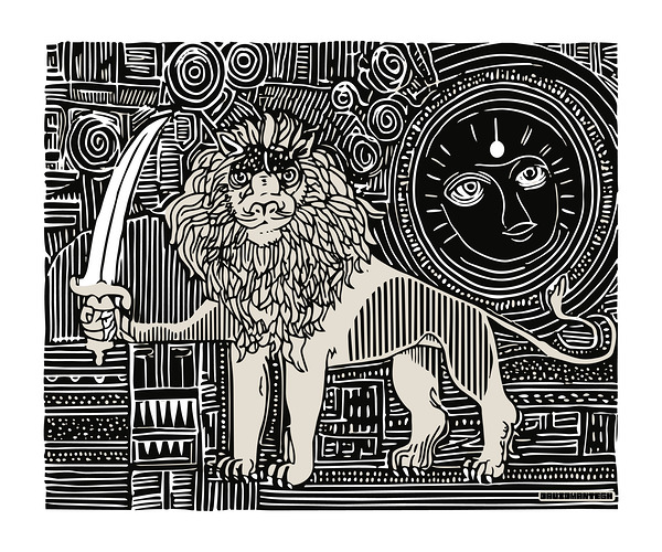 DM shiro khorshid Print