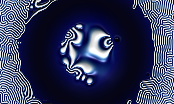 DM Deep Blue 3 Print