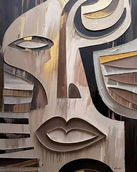 DM-African mask002 Print