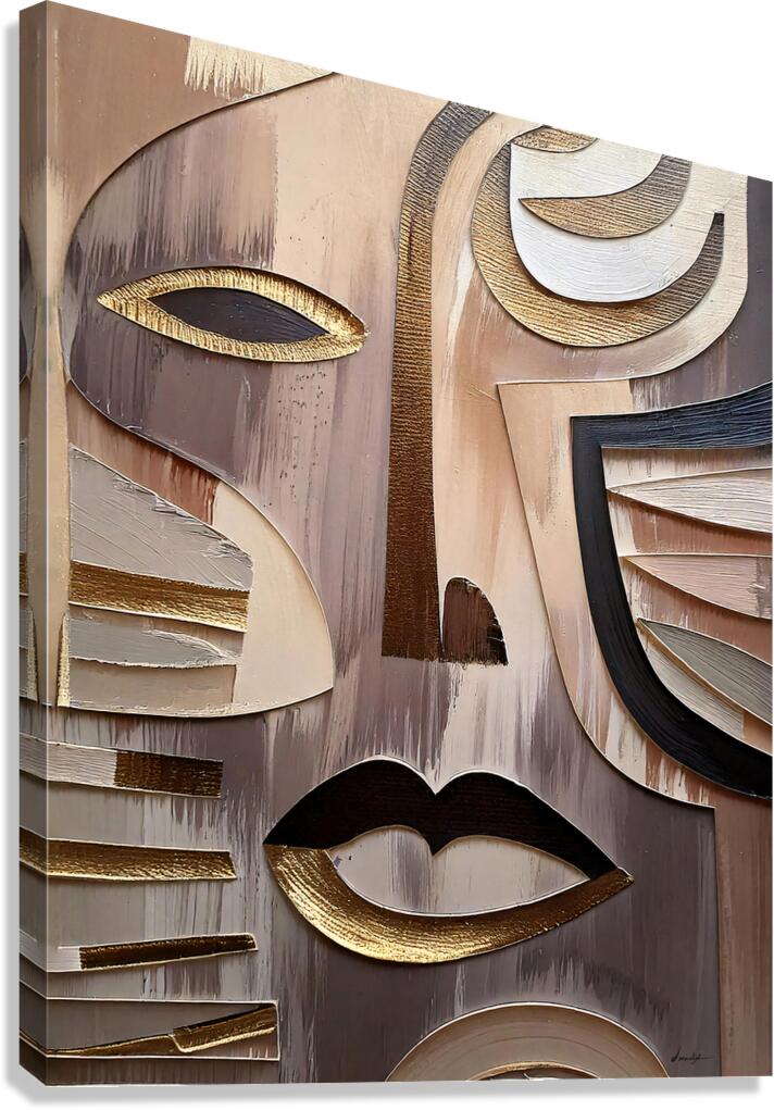DM African mask001 Canvas Print