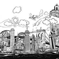 DM Graffity Cities landmarks