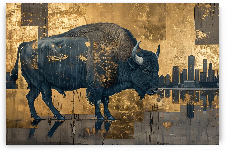 DM-Buffalo in the city 001 by Mantegh Studio
