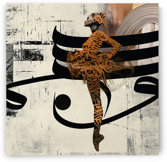 DM-Dance of words 001 by Mantegh Studio