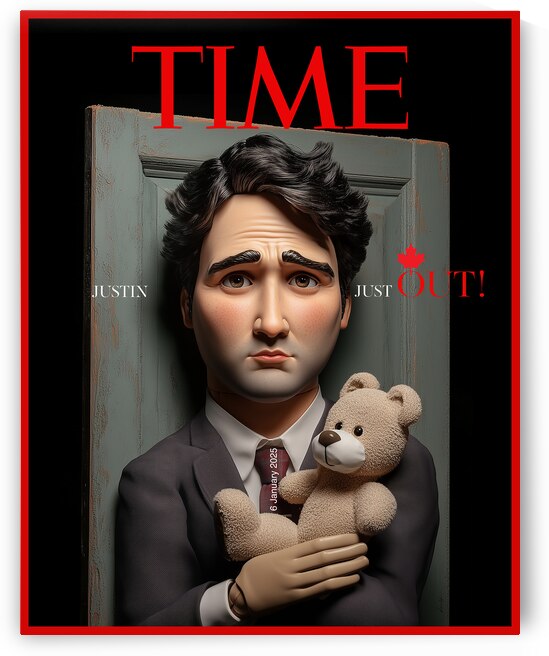 DM- Justin Trudeau  Justin Just out  by Mantegh Studio