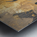 DM-Buffalo in the city 002 Metal print