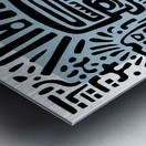 DM Doodle 001 Metal print