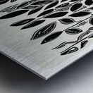 DM Cat in the persian garden Metal print