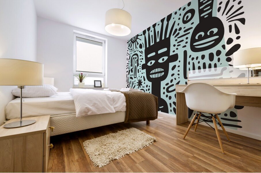 DM -Doodle 005 Mural print