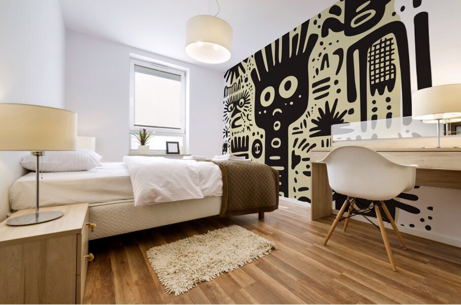 DM-Doodle 003 Mural print