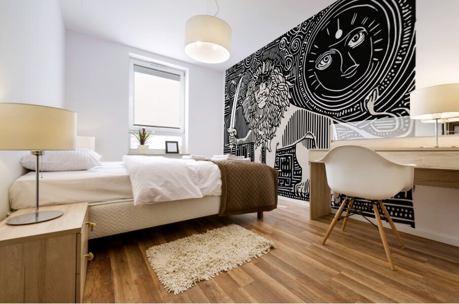 DM shiro khorshid Mural print