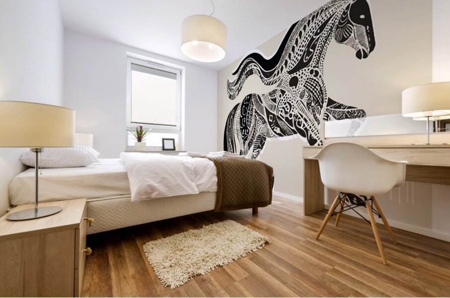 DM My horse Mural print