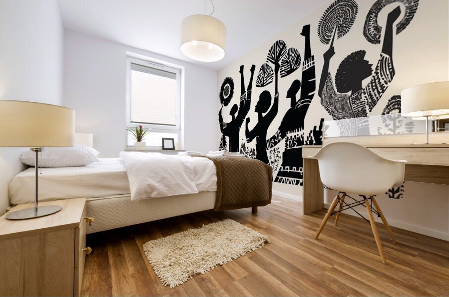 DM SONG OF THE SUN Mural print