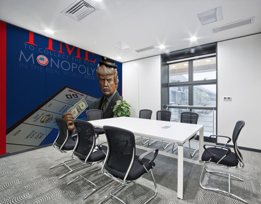 DM-Monopoly in the real world Wall Printing