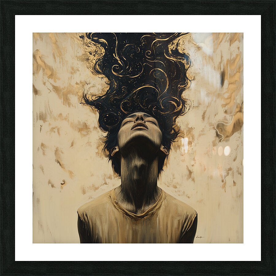 DM-Modern Portrait 0003 Picture Frame print