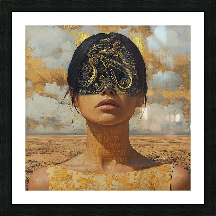 DM-The eyes 0011 Picture Frame print