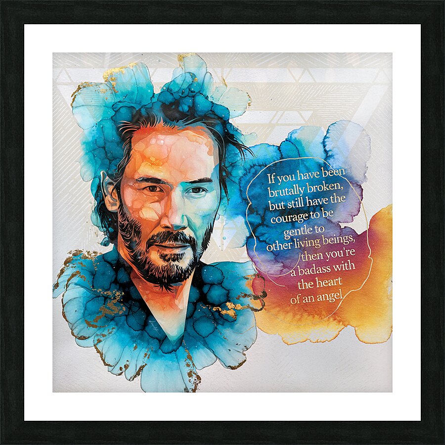 DM- keanu reeves 01 Picture Frame print