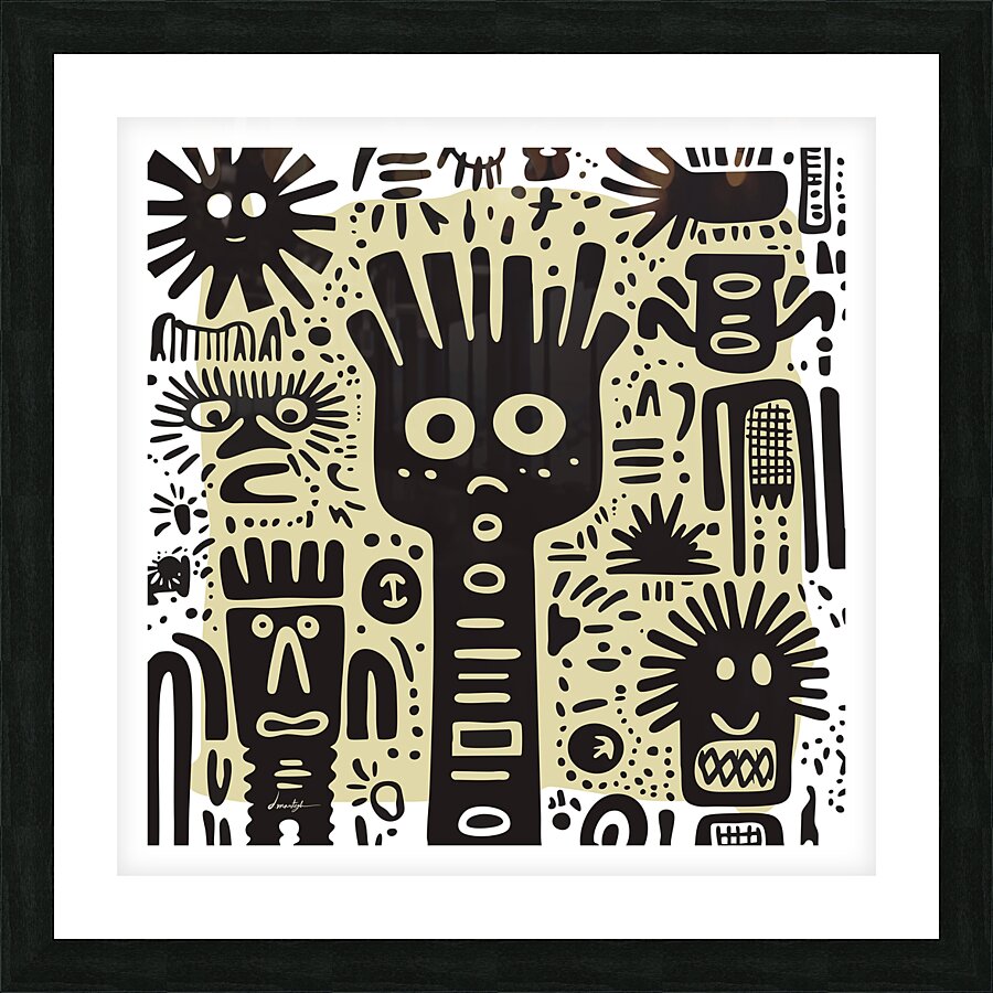 DM-Doodle 003 Picture Frame print