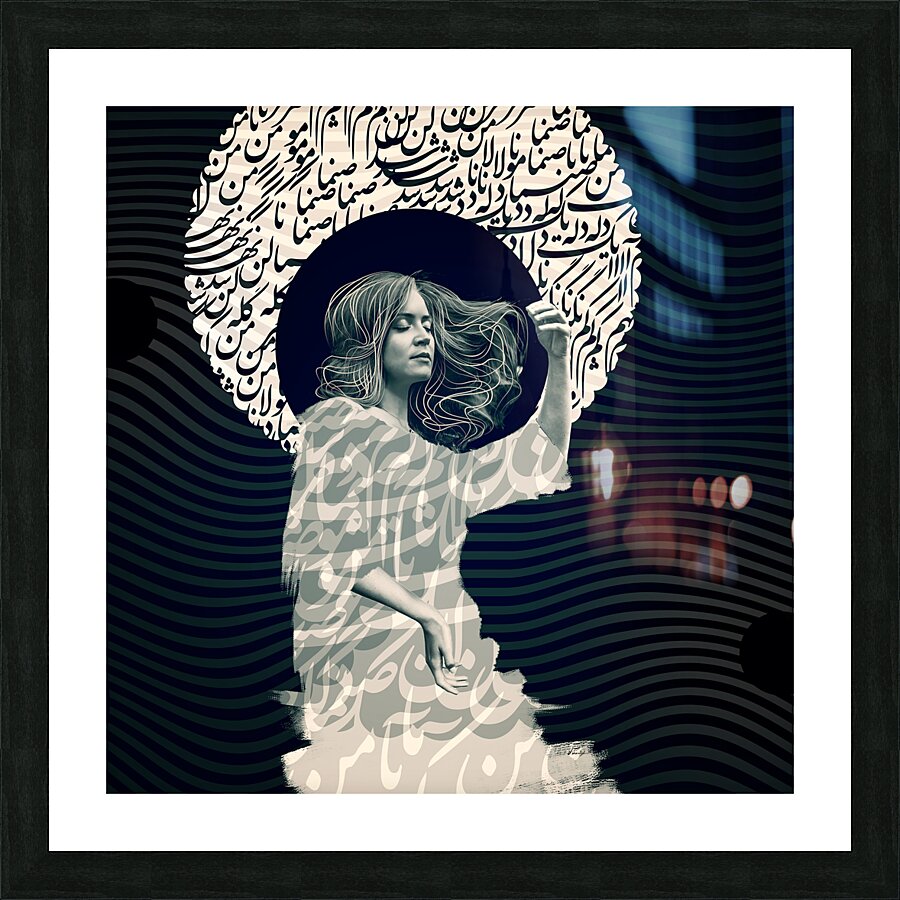 DM Women Time Space001 Picture Frame print