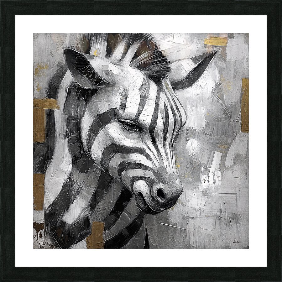 DM-Zebra003 Picture Frame print