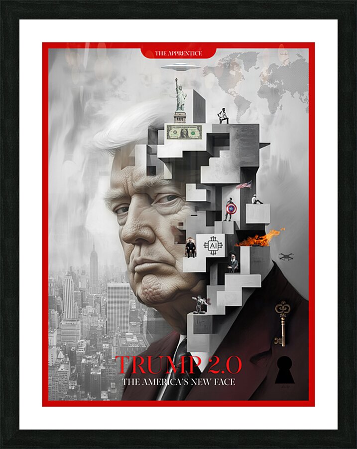 DM-Trump v2 Picture Frame print