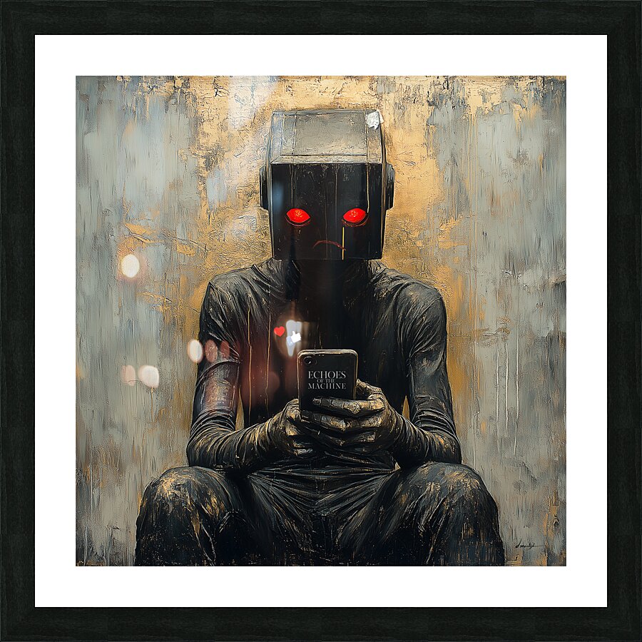 DM-Echoes of the  Machine Picture Frame print