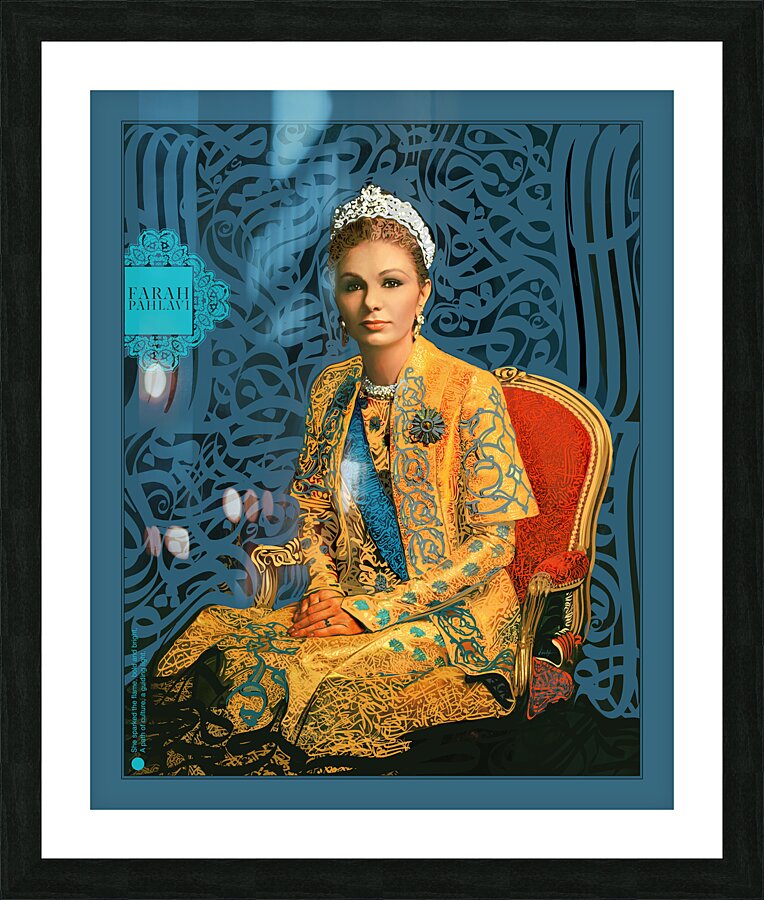 DM-Farah Pahalavi 002 Picture Frame print