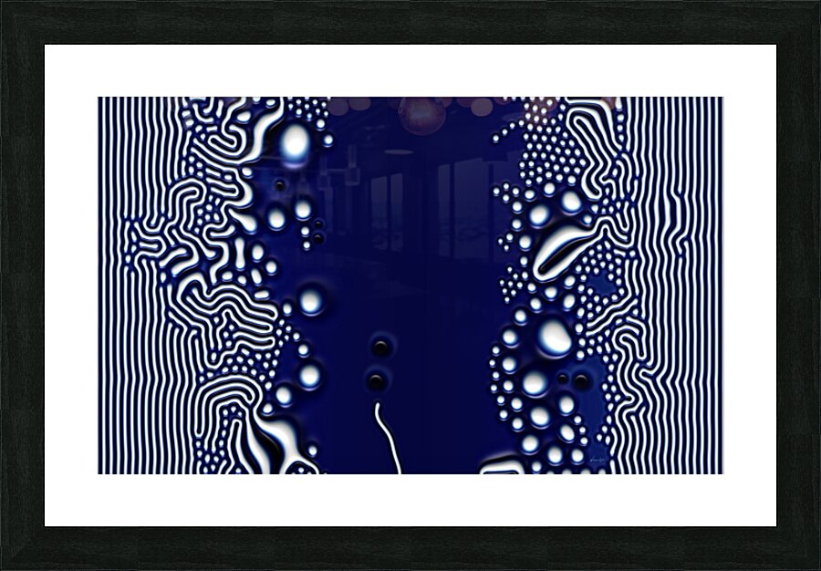 DM Deep Blue 2 Picture Frame print