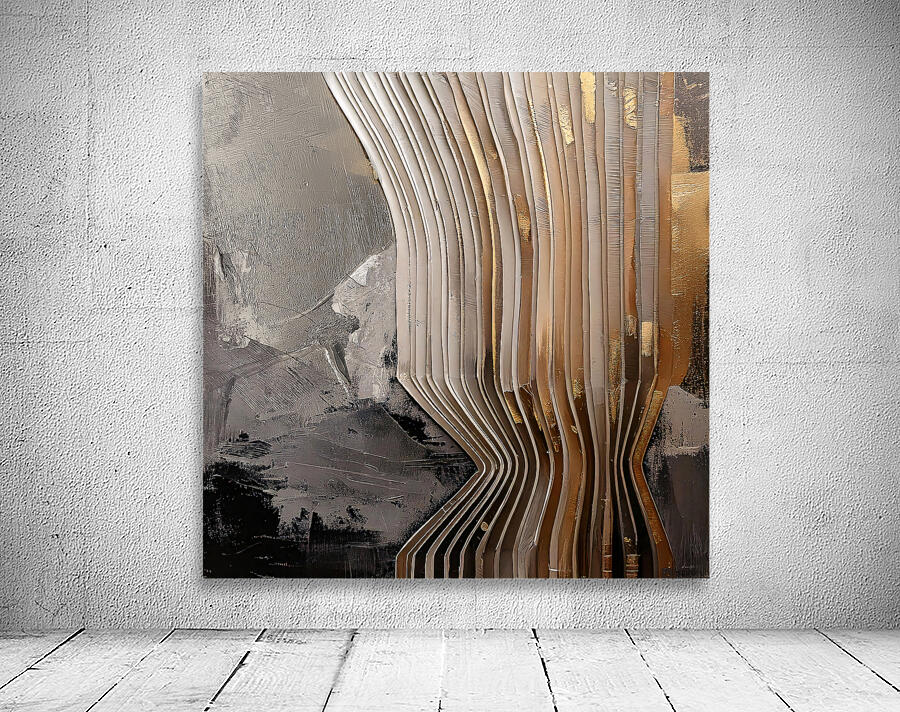 DM  Golden wave001 Wall Preview