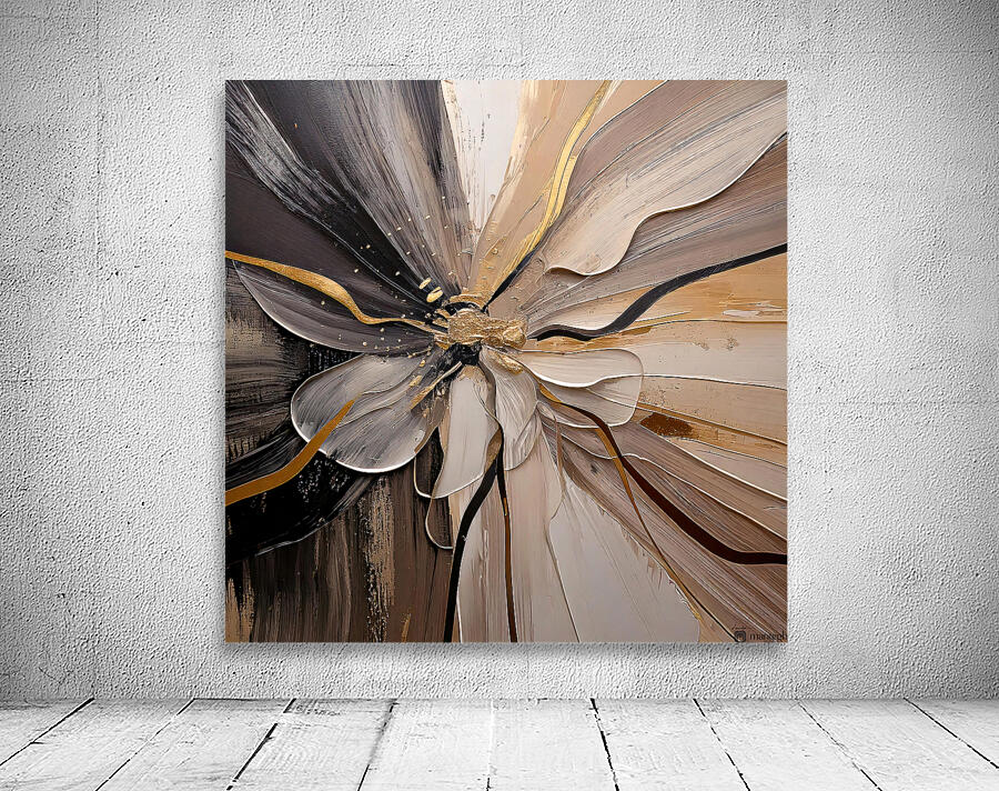 DM  Golden Floral 006 Wall Preview