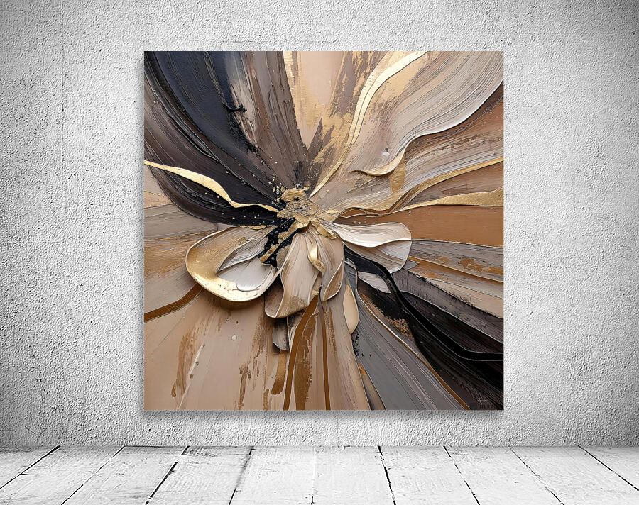 DM  Golden Floral 008 Wall Preview