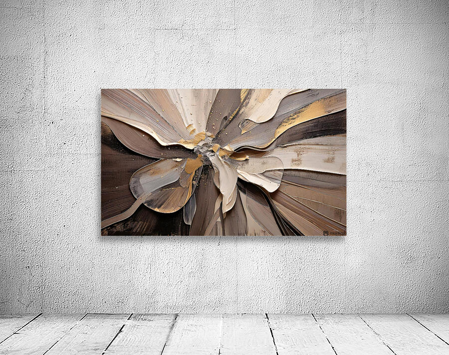 DM  Golden Floral 003 Wall Preview