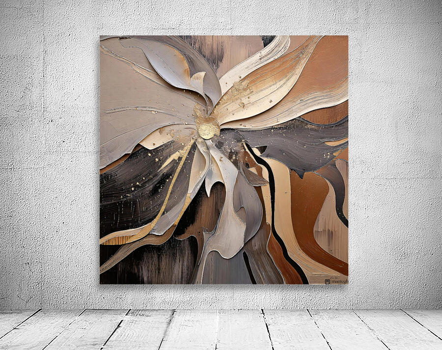 DM  Golden Floral 012 Wall Preview