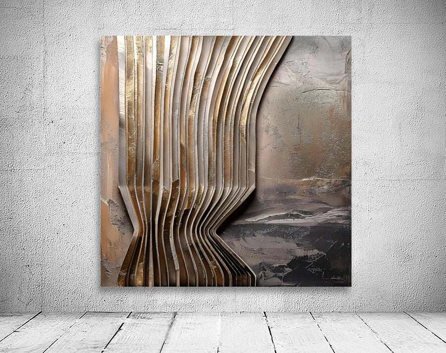 DM  Golden wave002 Wall Preview