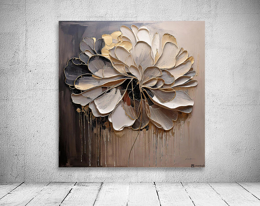 DM-Golden Flower 013 Wall Preview