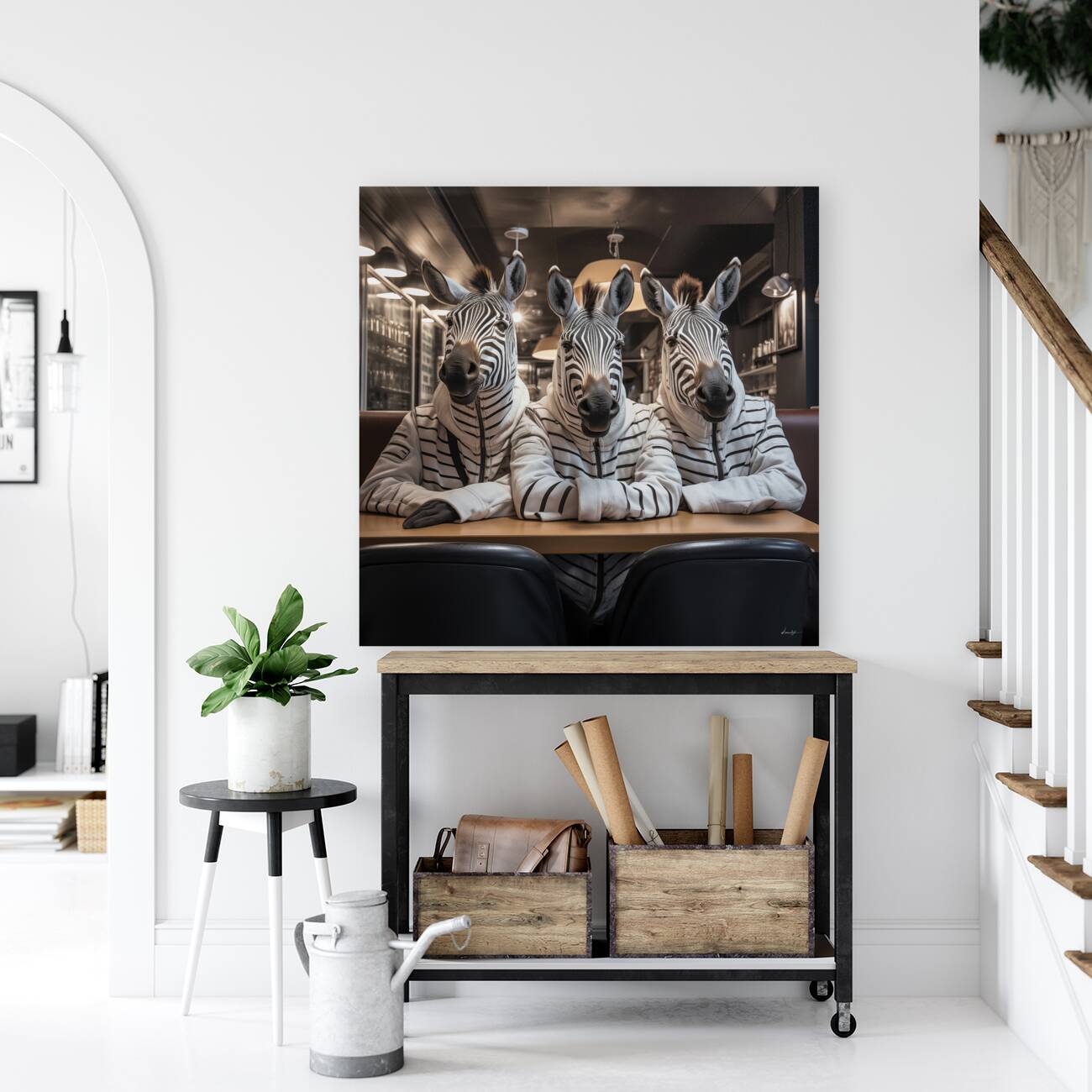 DM-Zebra at Coffee shop 002 Reproduction