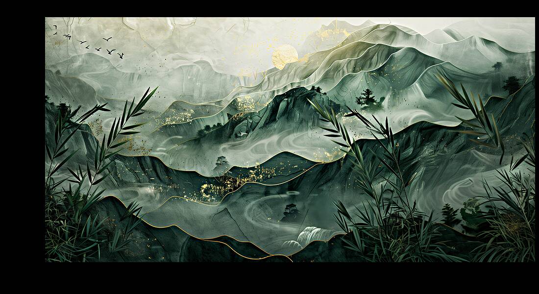 DM-montain painting 0001 Reproduction