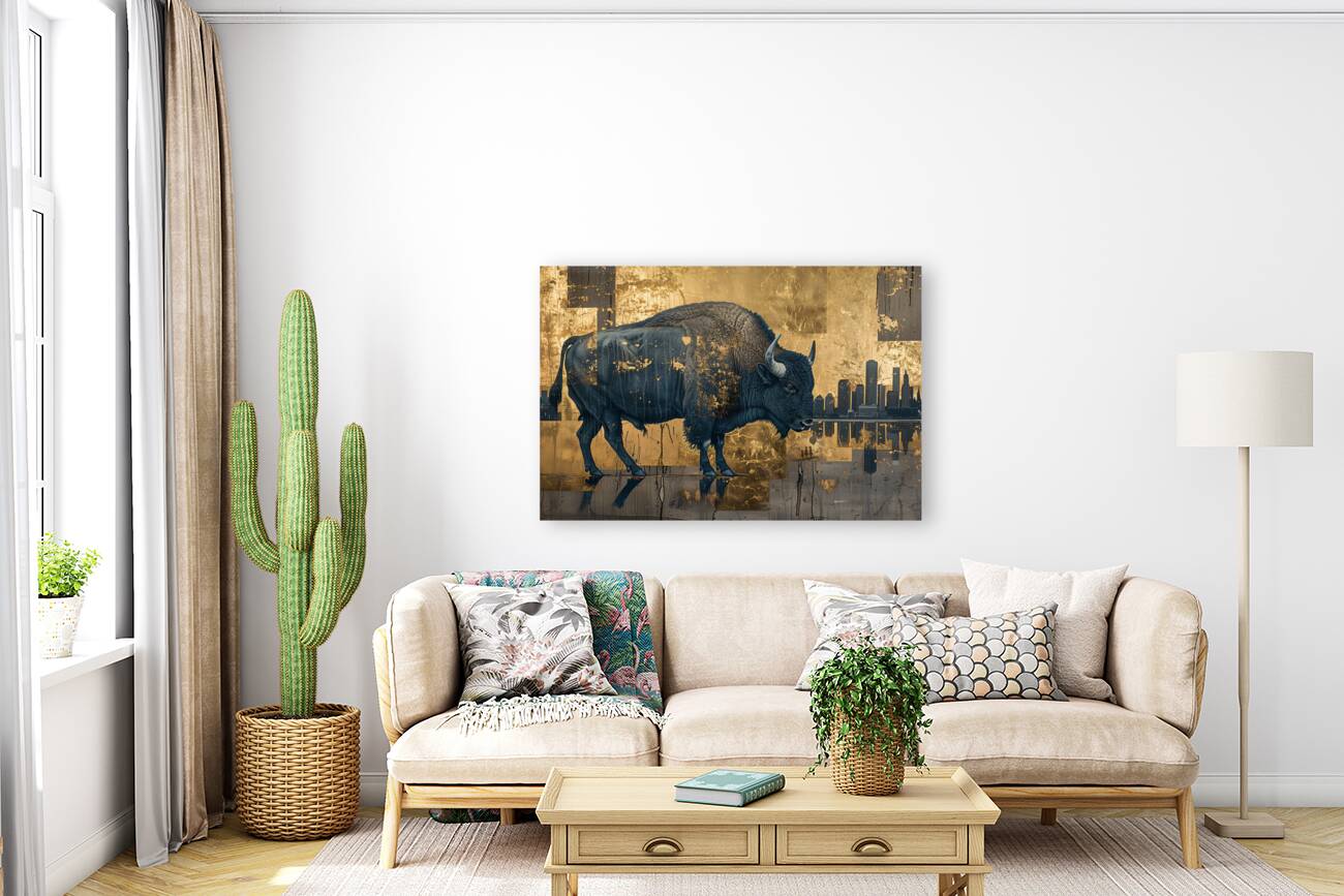 DM-Buffalo in the city 001 Reproduction