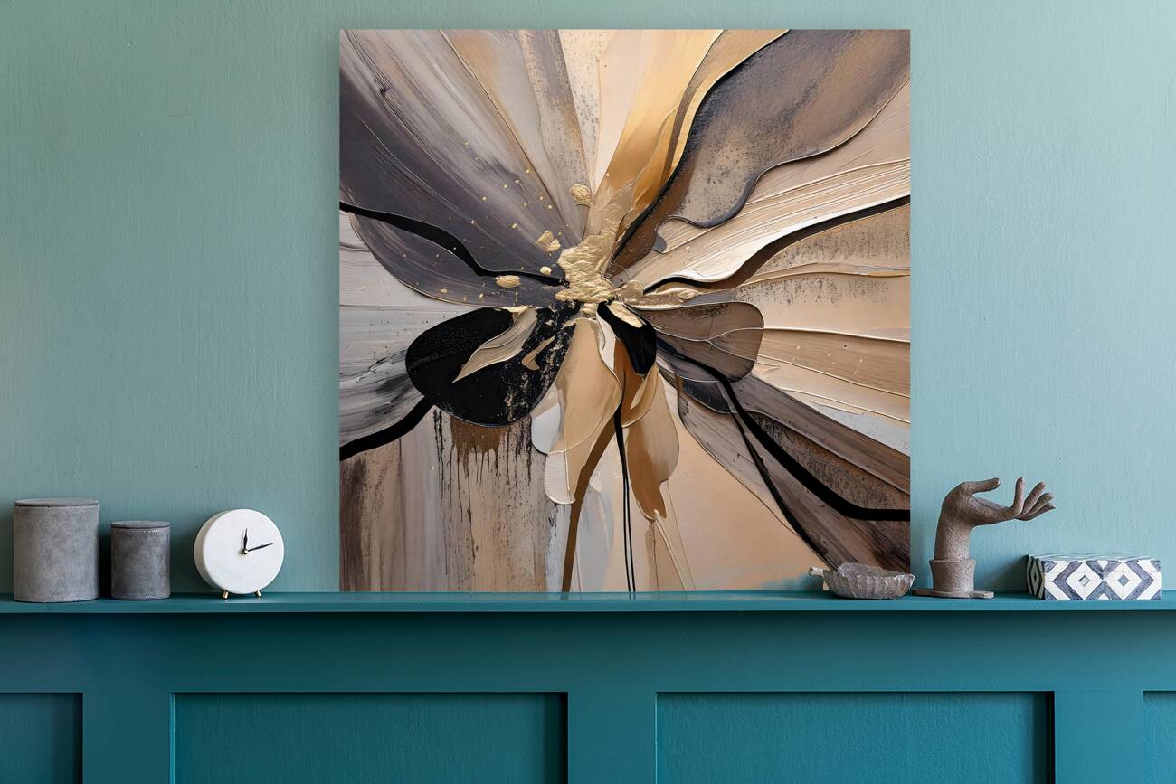 DM  Golden Floral 007 Reproduction