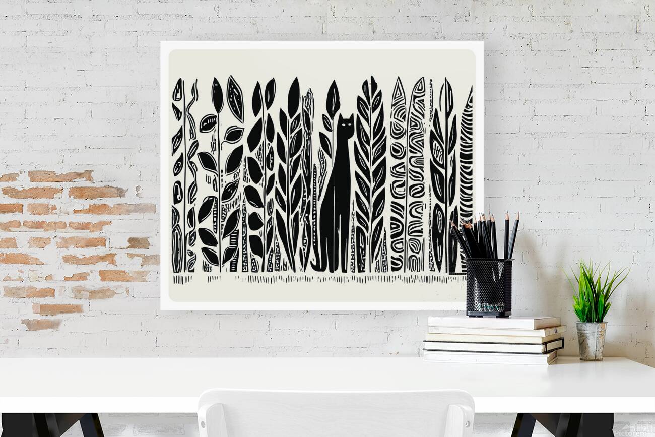 DM Cat in the persian garden Reproduction